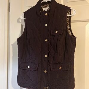 Spotless vest with leopard lining!